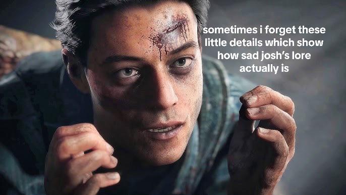 A post by @voidmunroe on TikTok caption: was replaying the game today after couple of years and jeez im actually sobbing seeing all these (AND more) #joshwashington#untildawn#untildawnremastered#ramimalek#untildawngameplay#untildawngame#ps4#untildawnjosh#fy 