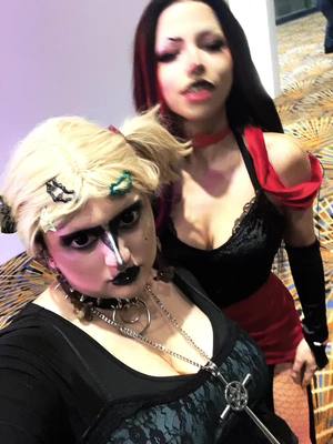 A post by @inky.teeth on TikTok caption: IM A HEX GIRL!!!!!!!!! @Bed Bug the Gay Clown #hexgirls #hexgirlsscoobydoo #scoobydoo #scoobydoocosplay 