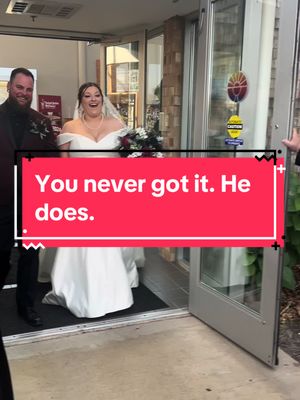 A post by @onceuponadani on TikTok caption: This one is dedicated to all the losers who fumbled my sister before Dan. Too bad for you. #marriage #yourloss #newbrother #sister @Dana Dorian 