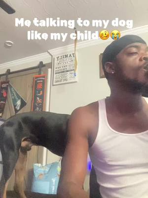 A post by @iamxjordan on TikTok caption: I love this sound😂😂😭😭 ifyou have a dog you understand😩🤦🏾‍♂️ SEND HELP #dogsoftiktok #iamxjordan #dogdad #fypシ #4upage #doberman #dobermans_of_tiktok #dobermansoftiktok 