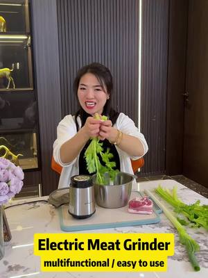 A post by @cc_pplkm on TikTok caption: My best kitchen helper🧑🏻‍🍳🧑‍🍳#kitchentool #goodthingstoshare #meatgrinder #electricmeatgrinder #1111 