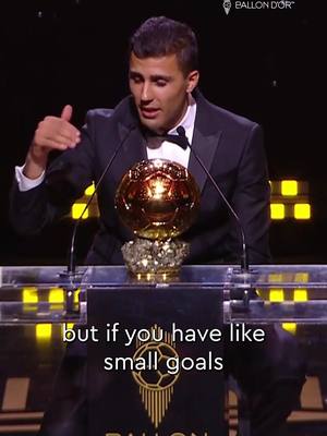 A post by @ballondor on TikTok caption: One week ago, Rodri won the Ballon d’Or! #ballondor 