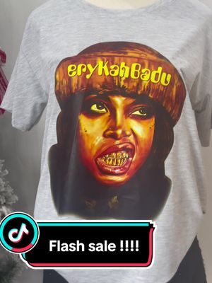 A post by @hana1tr2 on TikTok caption: Flash saleree !!!! #shirts #viralvideo #top #top #unisexshirt #giftideas #chrismastgift #erykahbadu 