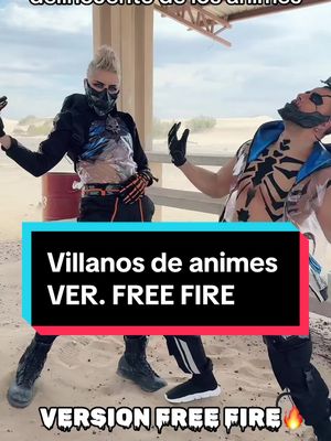 A post by @skei_x on TikTok caption: Un dia normal siendo un villano en @Garena Free Fire LATAM Con mi amigo @William_as91 😝 Creditos de la idea del video y el audio a @Emiliano Limón  #freefire #freefirelatino #freefirelatam #cosplay #anime #otaku #videojuegos #battleroyale 