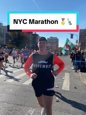 A post by @cuddy17 on TikTok caption: Midwesternern traveling through the big 🍎 New York! #nycmarathon 