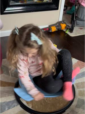 A post by @brycetlewis on TikTok caption: The perfect gift for high energy kids🎁🤩 #momtok #tiktokshopping #spinnychair #kidstoys #bestseller #michiganmom 