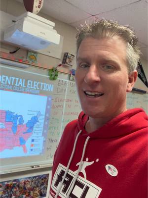 A post by @natevoyer_acl_pro on TikTok caption: Election Day #8thgrade #american history 🇺🇸 vote! #america #freespeech #teachers #teachersoftiktok #trump #harris #unitedstates #usa