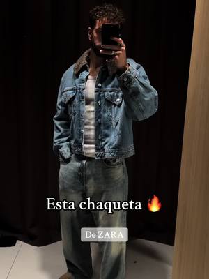 A post by @luisvazquez_2 on TikTok caption: Cazadora vaquera de colaboración Nanushka en ZARA, códigos en mi canal de instagram ✌🏽 #zarahaul #zaraoutfit #zaramen #zara 