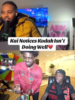 A post by @rakirhaqeb on TikTok caption: #kaicenat #kodakblack #streamer #reaction #greenscreen #viral #fypp #kodak #kai #twitch 