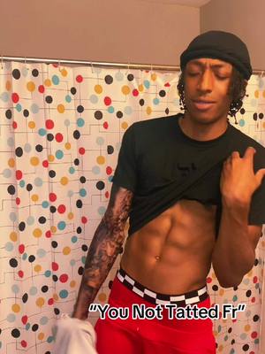 A post by @thereal_ddotxzay on TikTok caption: If I Had Tattoos 😩 #tatted #temporarytattoo #relatable #fypシ 