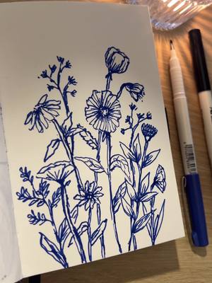 A post by @tamaramichael_ on TikTok caption: A little late night sketching #mindfulness #StressRelief #adoodleaday #mindfulart #easyart 