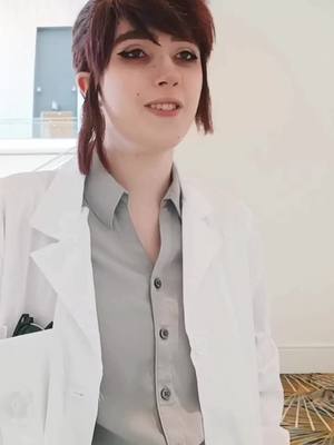 A post by @ephemeralkelip on TikTok caption: Save me fictional deep state save me! Adhd & Austim duo we need you!! //#reaganridley #insidejob #reaganridleycosplay #insidejobcosplay #youmacon2024 