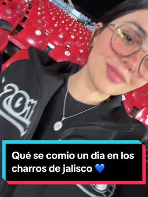 A post by @naomy._h on TikTok caption: Hacemos video comiendo otras cosas? , enseñando datos del estadio? Cosas random que pasan ahi? Que venden de comida o que les gustaria? Aun tenemos Toda la temporada 😁 #charrosdejalisco #baseball #charros #gdl 