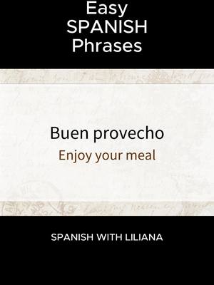 A post by @spanishwithliliana on TikTok caption: Easy Spanish phrases  #spanish #learnspanish #learningspanish #spanishphrases #aprenderespañol #español