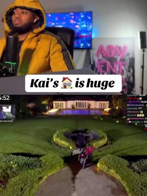 A post by @rakirhaqeb on TikTok caption: Kai x kodak House tour  #kaicenat #kodakblack #fypシ゚viral🖤tiktok #streamer #twitch #greenscreen #viralvideo🔥 #ishowspeed #fypp 