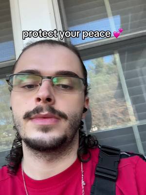 A post by @goatkinq on TikTok caption: my little psa for people, protect your peace 💕 #fyp 