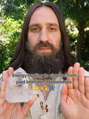 A post by @healingandbeyond on TikTok caption: ✨️Energy healing to cleanse from past intimate relationships | ASMR REIKI》 If you connect with someone on an intimate level & they happen to be carrying around trauma or negative energies, you can also take on that energy as well. Be descerning & protect your energy as best as you can, so you dont take on energy that is not yours! #asmr #asmrsounds #asmrvideo #energyhealing #healingtiktok #reiki #healing #cleanse #sacralchakra 