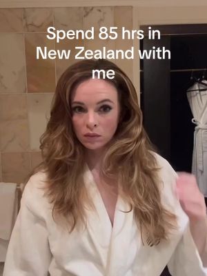 A post by @dpanabaker on TikTok caption: Spend 85 hrs visiting the beautiful and lush New Zealand for a convention!