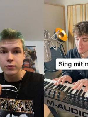 A post by @dallymee2 on TikTok caption: #Duett mit @HE/RO #duet with @hero.musik #PianoTok 