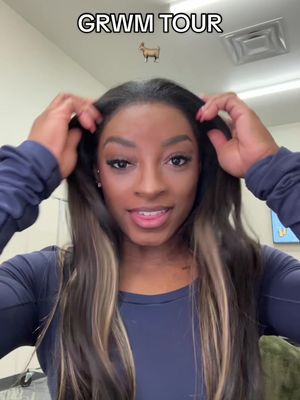 A post by @simonebilesowens on TikTok caption: 7 weeks later…… 🥴  #goldoveramericatour #goat #gymnastics #olympics 