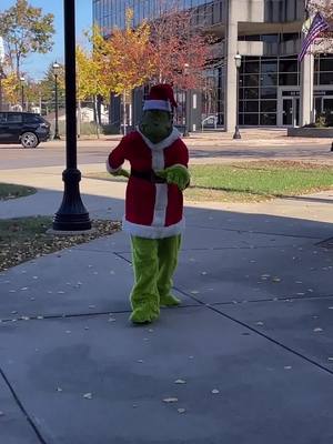 A post by @sawdust.n.glitter on TikTok caption: We are *just a little* excited for all the holiday at Sawdust & Glitter. Grinch-Approved ✔️ #downtownbellevilleil #bellevilleillinois #sawdustnglitterbv #holidayshopping 