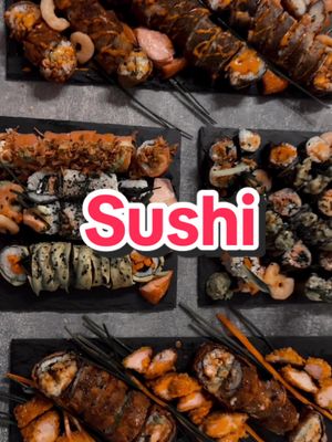 A post by @mistyhuda on TikTok caption: #asmr #sushilover #fyp #viral #fyyyyyyyyyyyyyyyy #fy #food #fusion 