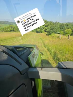 A post by @hobbyfarming2021 on TikTok caption: Antwort auf @maschinen_dulli Dinopower ❤️🚜❤️# #claasares557atz #Südharz❤️ #dorfkind #Landwirtschaft #Landleben #hobbyfarming2021 