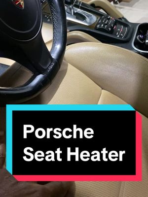 A post by @rastamanbuilds on TikTok caption: Porsche seat heater diag #porschecayenneturbo #mechanic #seatheater 