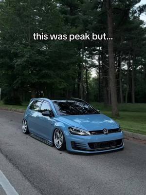 A post by @mk7marb on TikTok caption: (im coping) ib: @woahsti #vw #volkswagen #gti #bagged #mk7 #fyp #workwheels #vskf 