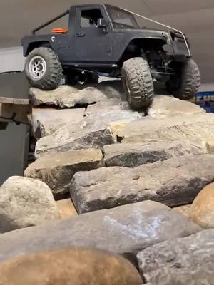 A post by @hikingandrcs on TikTok caption: little crawling with the jeep #offroad #offroad #4x4