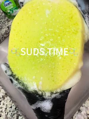 A post by @naywiththesuds on TikTok caption: Its Sunday 🫧SUDS TIME🫧💃🫧 #sudsy #CleanTok #asmr #suds #spongesqueezing #sudssquad🧼 #naywiththesuds #foryou #fyp #satisfyingvideo #asmrsounds #spongetherapy #soothingsounds #oddlysatisfying #sinkclean #follow #spongeasmr 