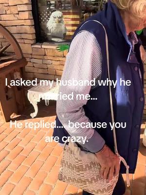 A post by @oxobritzoxo on TikTok caption: #husbandwife #crazy #crazywife #marriage #marriedlife #husbandwifecomedy #wifesoftiktok 