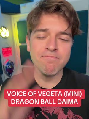 A post by @paulcastrojr on TikTok caption: I VOICE VEGATA (MINI) in DRAGON BALL DAIMA!!!! WHAT IS THIS WORLD?! #Dragonball #Vegeta #dragonballz #dragonballdaima #daima #dbz #anime 