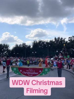 A post by @riannmarie on TikTok caption: Christmas at Disney is the best place to be😍🎄❄️✨🏰 #disney #disneyworld #wdw #disneyparks #magickingdom #disneychristmas #onceuponachristmastimeparade #mvmcp #disneyparade #disneyprincess #christmas #disneytiktok @Disney Parks 