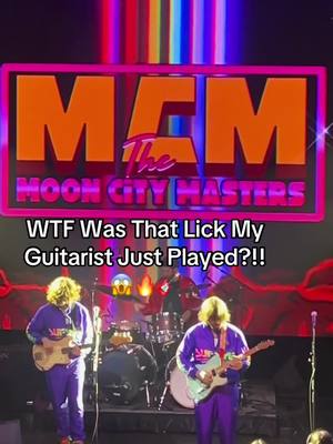 A post by @mooncitymasters on TikTok caption: When your guitarist ends his epic solo with a crazy lick you’ve  never heard before 🔥🎸😱 #guitar #guitartok #livemusic #guitarsolo #originalmusic #tiktokmusic #guitarshred 