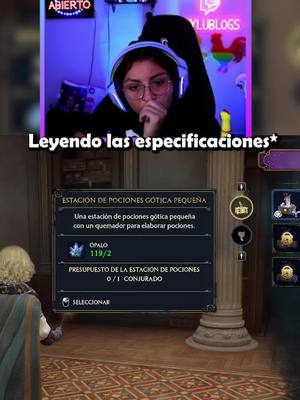 A post by @maylublogs on TikTok caption: Estoy empezando a dudar si en verdad tengo dislexia 💀 #humor #comedia #fyp #streamer #hogwartslegacy #hogwarts 