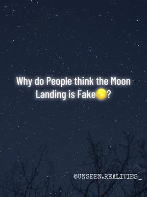 A post by @unseen.realities_ on TikTok caption: Moon Landing Conspiracy Theory🌕🫨?! #facts #conspiracytheory #moonladning #nasa #space #viral #fyp 