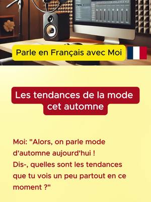 A post by @speakfrenchfluently on TikTok caption: Parle en français avec moi - Les tendances de la mode cet automne Découvre les tendances de la mode automne 🍂 en pratiquant ton français avec moi ! 🇫🇷 On parle style, couleurs, et pièces incontournables de la saison. Prêt(e) à enrichir ton vocabulaire mode tout en t'amusant ? 👗🧣  Améliore ton français en parlant avec moi! #Parleenfrançais #frenchspeaking #Apprendresurtiktok #FrançaisPourDébutants #DialoguesFrançais #ParlerFrançais #PodcastFrançais #FrançaisLangueÉtrangère  #CompréhensionOrale #LangueFrançaise #FrenchLearning  #ParleEnFrançais #ModeAutomne #TendancesFashion #ApprendreLeFrançais #PourToi #ApprentissageLangues #TikTokFrance