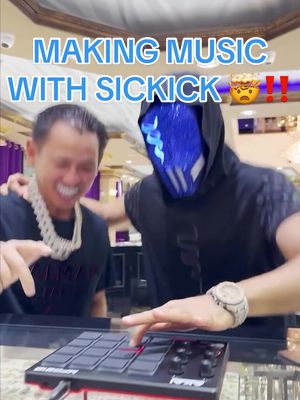 A post by @johnnydangandco on TikTok caption: We had dope time making music 🎶 … @THATmexicanOT ’Johnny Dang remix’ by my bro @Sickickmusic 💪 Yall think I should make him some grillz ?? 🥶💯  . . . . . #sickick #sickickmusic #johnnydang #edm #musicproducer #grillz #explorepage 