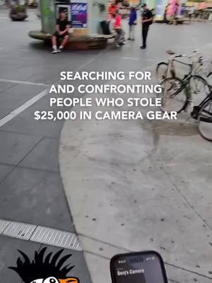 A post by @doseofcrazy_ on TikTok caption: Man TRACKS DOWN THIEVES Who STOLE His $25,000 CAMERA 🫢🤨 #ThiefAlert #heist #doseofcrazy 