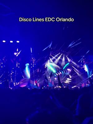 A post by @saintsfannate on TikTok caption: @discolines at Edc Orlando with dillon francis ! #edc #discolines #edm #fyp #ravetok #house #techno 