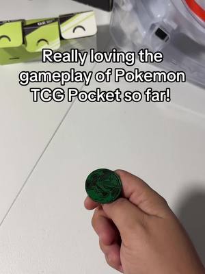 A post by @indienovaofficial on TikTok caption: Its really fun doing the coin thing, guys :) #pokemon #pokemoncommunity #pokemoncards #pokemontcg #pokemonpocket 