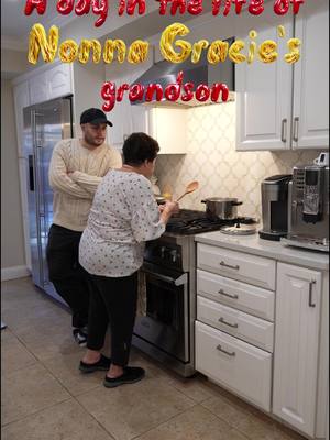 A post by @mattgresia on TikTok caption: A realistic day in the life as @Nonna Gracie’s grandson 🤩📹🇮🇹 #nonnagracie 