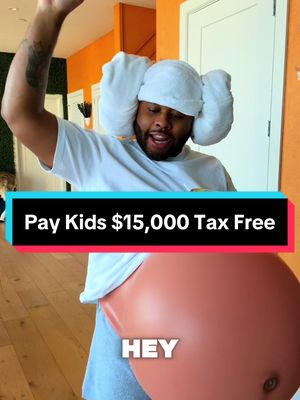 A post by @dukelovestaxes on TikTok caption: BREAKING: IRS newest announcement means you can pay your kids up to $15,000 tax free at the federal level #taxtok #taxnews #taxes #tax #dukelovestaxes 