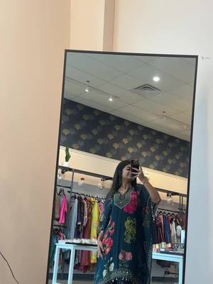 A post by @priyal814 on TikTok caption: Regal and radiant, this blue satin embroidered kaftan co-ord set is a true showstopper. The vibrant blue hue is both calming and commanding, perfect for making a statement at any occasion. Delicate embroidery adorns the fabric, adding an extra layer of luxury and visual interest. Dm to order  #priyalscollection #fyp #designer #kaftan #trending #foryoupage #desinger #shararaset #trending #indiandress 