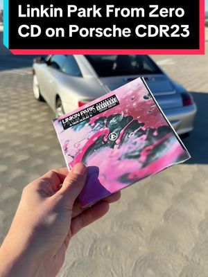 A post by @psuslov on TikTok caption: Linkin Park - From Zero CD - Emptiness Machine track on Porsche CDR23