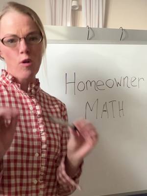 A post by @thelizdean on TikTok caption: When it comes to #HomeownerMath, the formulas never seem to add up. 🤷‍♀️ From DIY projects to energy-efficient windows, the costs just keep multiplying! No one can solve the equation but @hometap is here to help. Follow them for all things home equity and homeownership. - #parentlife #homeownermath #sponsored -