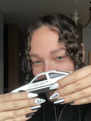 A post by @artemisparadox on TikTok caption: 86 NAILS 86 NAILSSS 😭🙏🏻 #initiald #animenails #nailart #carenthusiast #cartok 