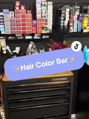 A post by @dyingforcolor on TikTok caption: Hair Color Bar 😍 #fyp #haircolor #haircolorist 