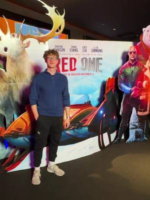 A post by @joshvfx on TikTok caption: Best way to kick off Christmas ❄️🎅 #RedOneMovie only in theaters NOW! Rated PG-13 @Amazon MGM Studios #ad 